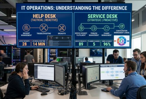 Help Desk vs Service Desk: Key Differences for IT Operations